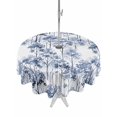 thumbnail image 1 of Outdoor Tablecloths with Umbrella Hole & Zipper, Watercolor Forest Blue Round Tablecloths 60 Inch, Abstract Art Modern Trees Waterproof Table Cloth, Patio/Pool/Picnic Table Covers, 1 of 8