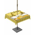 thumbnail image 1 of Outdoor Tablecloths with Umbrella Hole & Zipper, Yellow Bees Gnomes 54x54 Inch Square Tablecloths, Spring Floral Plaid Farmhouse Waterproof Table Cloth, Patio/Pool/Picnic Table Covers, 1 of 8