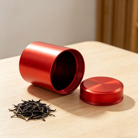 Outdoor Tea Canister Portable Aluminum Travel Storage Empty Jar For Coffee Container Camping