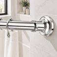 Outdoor Tension Rods No Drilling Curtain Patio Shower Bathroom Rod ...