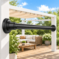 Outdoor Tension Rods No Drilling Patio Shower Curtain Rod 30-144 Inch ...