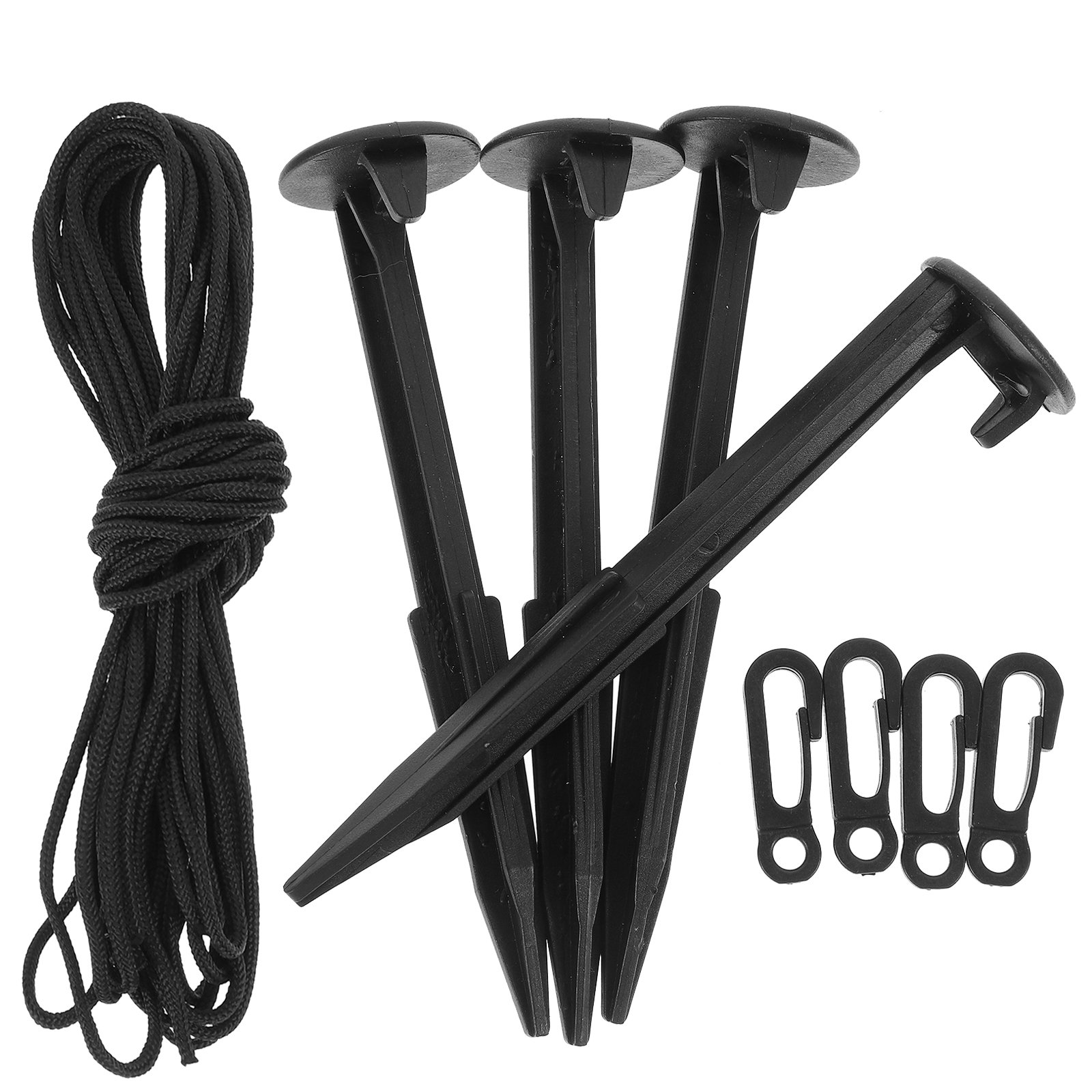 Outdoor Tent Pegs Tents Plastic Stakes for Ground Tarpaulin Hooks Heavy