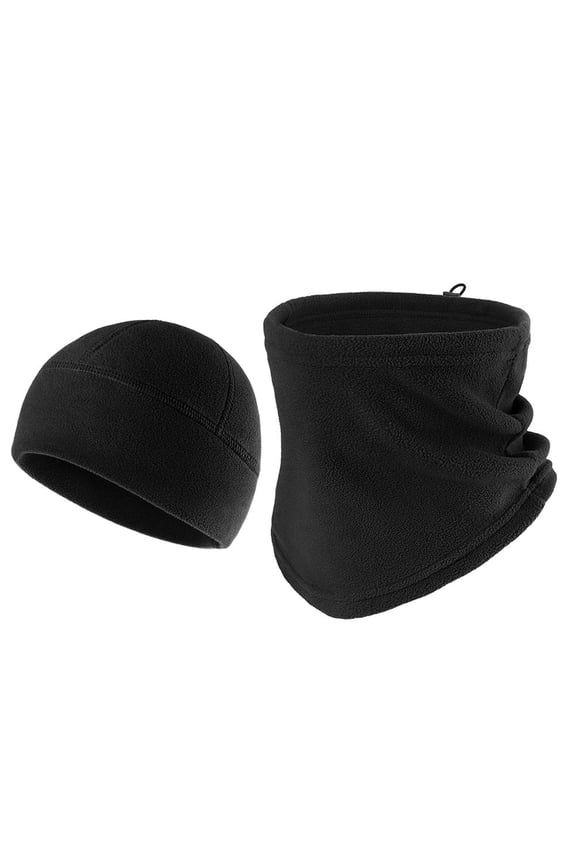 Outdoor Thickened Polar Fleece Windproof Hood and Anti Cold Neck Cover,