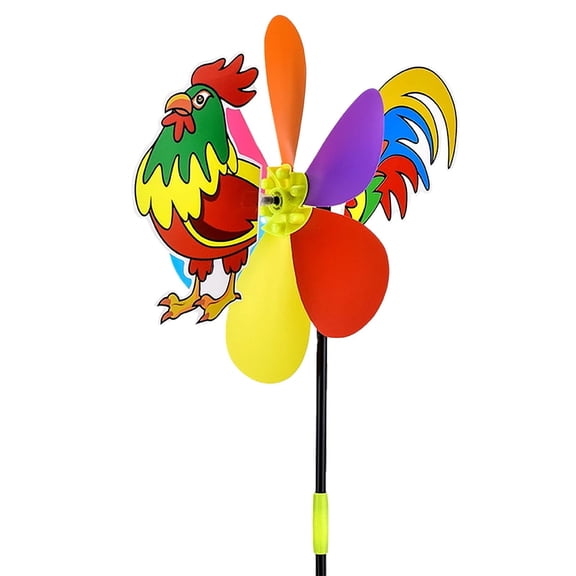 Outdoor Three Cartoon Pattern Optional Windmill Children's Toy