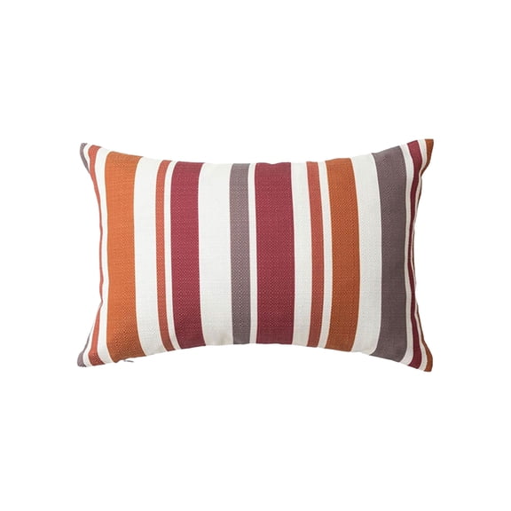 Outdoor Throw Pillow 11×16 Inch, Zigzag Pattern Striped Throw Pillow, Decorative Outdoor Couch Pillow for Cushion Patio Porch Farmhouse Garden Balcony