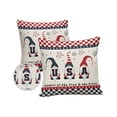thumbnail image 1 of Outdoor Throw Pillow Cover American Independence Day Cute Gnome Waterproof Cushion Covers 2 Pack Flag Plaid and Stars Pillow Cases Home Decoration for Patio Garden Couch Sofa, 1 of 6