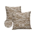 thumbnail image 1 of Outdoor Throw Pillow Cover Khaki Irregular Checkered Camouflage Waterproof Cushion Covers 2 Pack America Army Camo Pillow Cases Home Decoration for Patio Garden Couch Sofa, 1 of 6