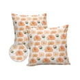 thumbnail image 1 of Outdoor Throw Pillow Cover Watercolor Garden Flowers Waterproof Cushion Covers 2 Pack Blossoms Chrysanthemums Floral Pillow Cases Home Decoration for Patio Garden Couch Sofa, 1 of 6