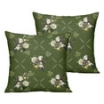 thumbnail image 1 of Outdoor Throw Pillow Covers 20x20 Inch Waterproof Spring Summer Green Classical Floral Outdoor Pillow Covers for Patio Funiture Garden Couch, 1 of 7