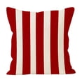 thumbnail image 1 of Outdoor Throw Pillows,Striped Outdoor Pillows,Striped Outdoor Waterproof Throw Pillow Cover, Modern Decorative Cushion for Patio Porch, Fade Resistant(Red 18*18IN), 1 of 7
