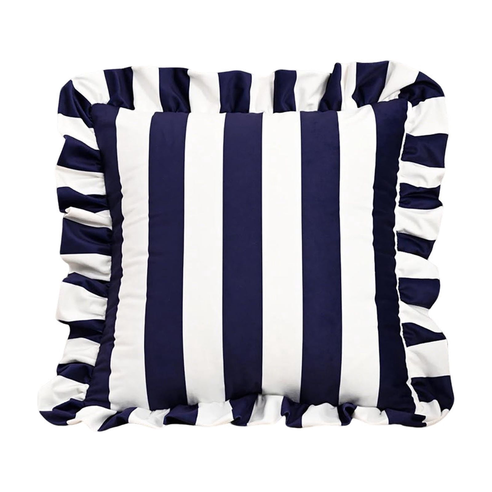 Outdoor Throw Pillows, Velvet Decorative Pillows, Ruffled Decorative Pillows (with filling), Perfect for Sofas, Bedrooms, and Living Rooms—Soft Home Textile Accessories