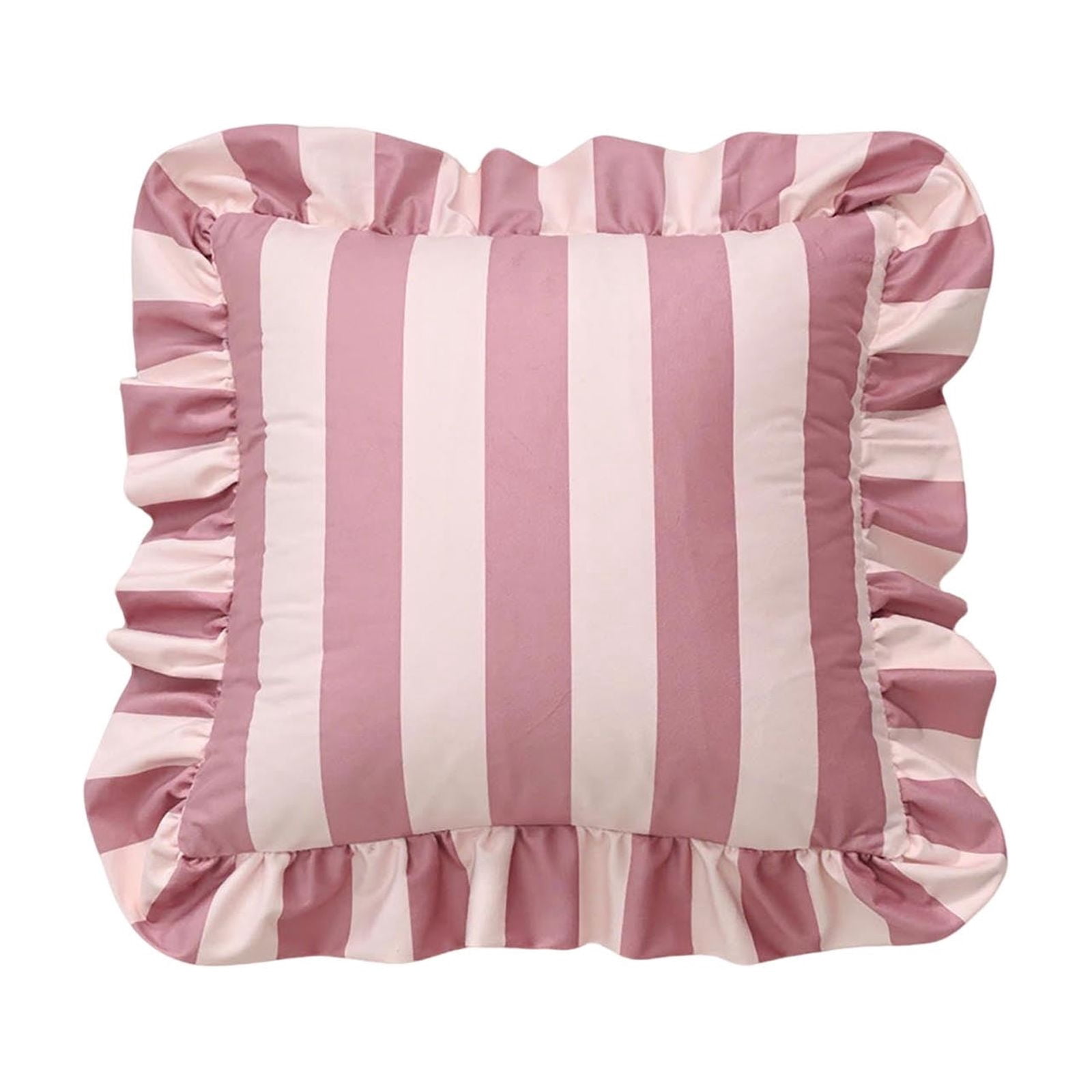 Outdoor Throw Pillows, Velvet Decorative Pillows, Ruffled Decorative Pillows (with filling), Perfect for Sofas, Bedrooms, and Living Rooms—Soft Home Textile Accessories