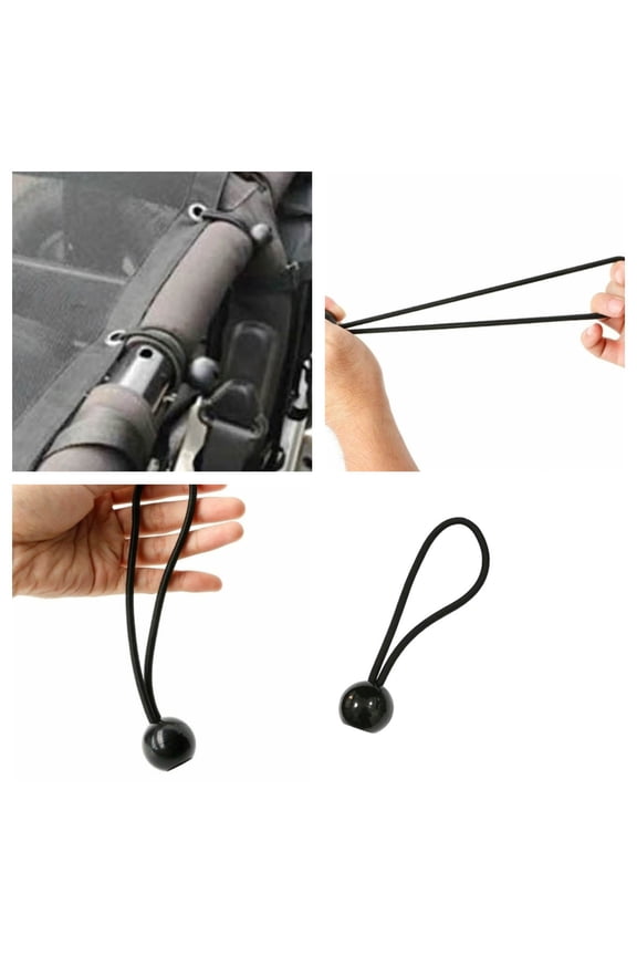 Outdoor Tie Tarpaulins Tent Camping Elastic Cord Bungee Straps for Boats and Home Improvement Projects