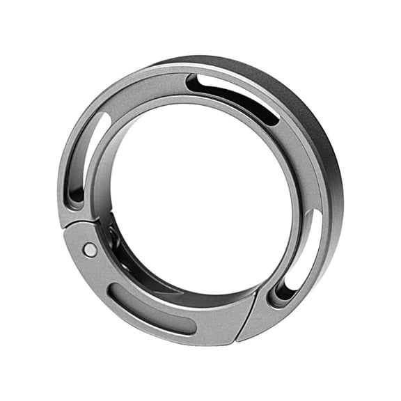 Outdoor Titanium Alloy Keyring Portable Backpack Hanging Rings Small Round AntiLost Key Storage Classification Rings