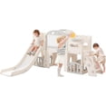 thumbnail image 1 of Outdoor Toddler Playset with Slide 11 in 1 Activity Features Safe Durable Design for Engaging Indoor and Outdoor Play for Children Stylish Smooth Finish for Toddlers Ages 2 and Up, 1 of 9