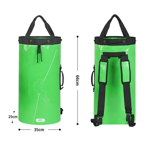 Outdoor Tool Backpack Rock Climbing Exploration Bag Hiking Climbing Caving Drainage Rope Storage Bag