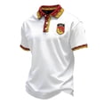 thumbnail image 1 of Outdoor Top for Men Italian Short Sleeve Classic Versatile Mens formal Shirts,White,M, 1 of 2