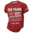 thumbnail image 1 of Outdoor Top for Men Short Sleeve Comfort Breathable Couples Matching Summer Clothes for Men,Red,4XL, 1 of 5