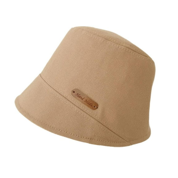 Outdoor Tour Bucket Hat Mädchen Einfarbig Sonnenblende Hut Faltbare N5G4