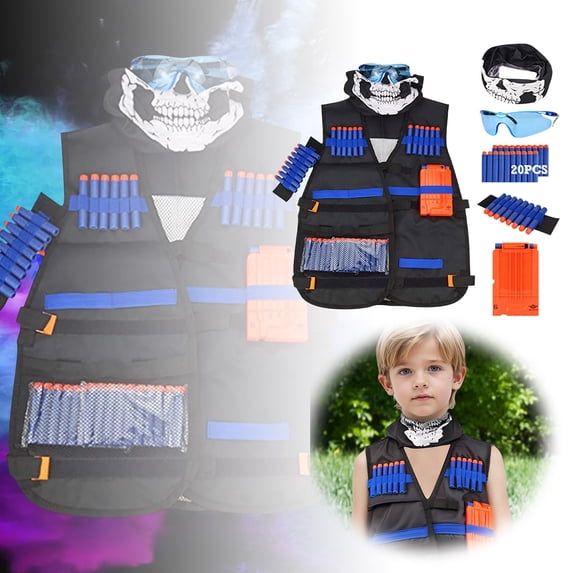 Outdoor Toy Vest Kit for Play Enthusiasts – Foam Outdoor Gear for Boys 8 Birthday