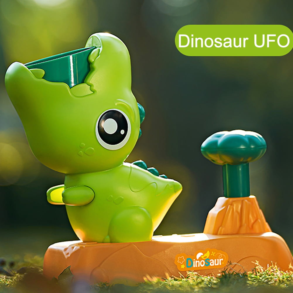 Lanceur électrique De Disques Volants Pour Enfants - 3 Disques Fluorescents + 3 Normaux - Jouet Extérieur 3-8 Ans