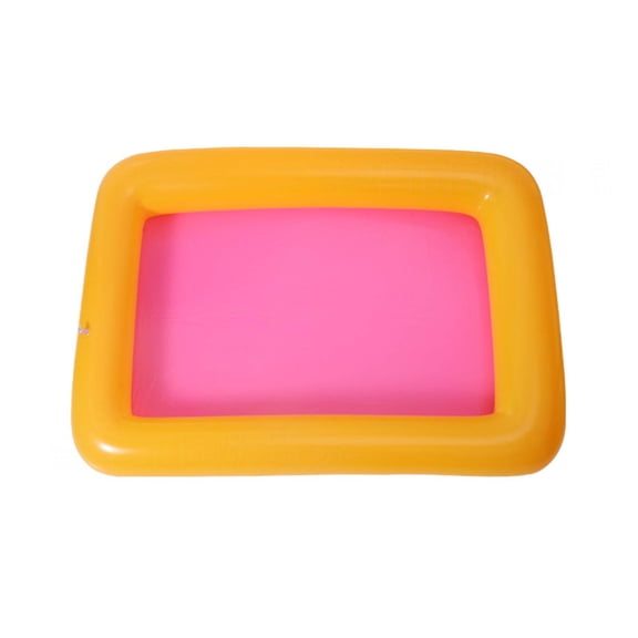 Outdoor Toys Inflatable Sandbox Pool for Backyard and Beach Enjoyment Easy to Inflate Deflate Portable Summer Activity