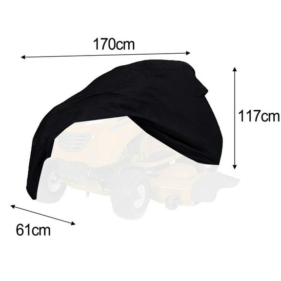 Outdoor Tractor Lawn Mower Cover Heavy Duty With Drawstring,Riding Lawn Mower Cover 210D Oxford Cloth For Toro,For Craftsman