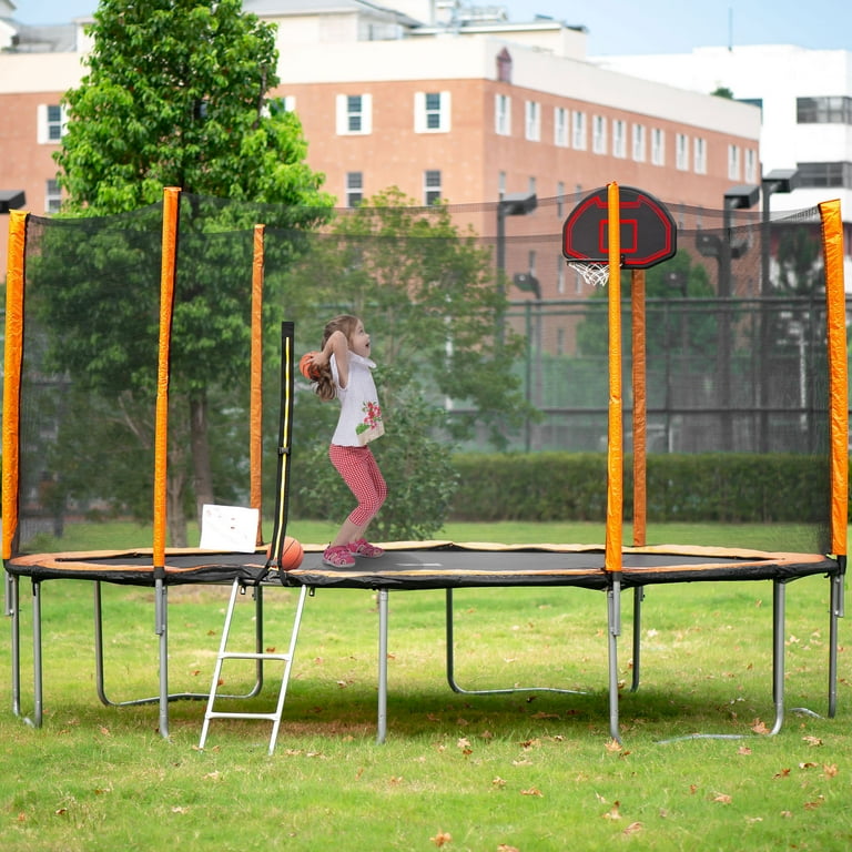 Outdoor Trampoline for Kids 2021 Upgraded 14 Foot Trampoline with