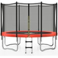 thumbnail image 1 of Outdoor Trampolines 8ft 10ft 12ft 14ft 15ft,Exercise Trampolines with Enclosure Net and Ladder,Recreational Anti-Rust Trampolines for Kids and Adults, 1 of 9