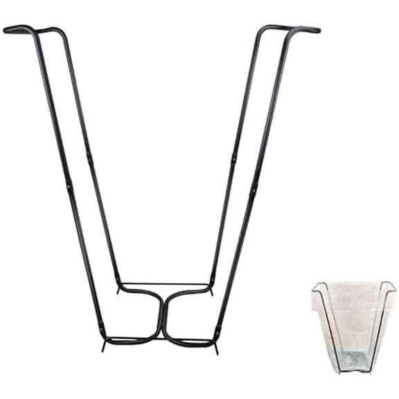 Outdoor Trash Bag Holder Stand,Metal Garbage Bag Holder for 30-45 Gallon Bags,Leaf Bag Support Stand Holder,Portable Multi-Use Garbage Bag Frame Holder for Leaves Camping Lawn Party Weeding Yard