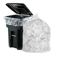 thumbnail image 1 of Outdoor Trash Bags Large 40" x 46", Pack of 125 Clear Trash Can Liners, Thin 1.1 Mil Polyethylene Big Garbage Bags Unscented, Leakproof Waste Basket Bags, 40-45 Gallons Kitchen Waste Basket Liner, 1 of 7