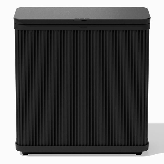 Outdoor Trash Can with Lid All-Weather Waste Bin for Patio, Pool, BBQs & Parties | Durable Dual Bag System up to 30 Gallons | Modern Design for Backyard or Deck