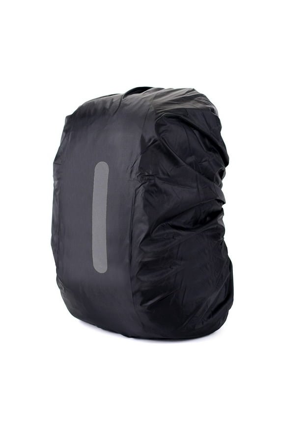 Outdoor Travel Backpack Rain Cover Hiking with Safety Reflective Strip 8-00L Black XL(for 60-70L)