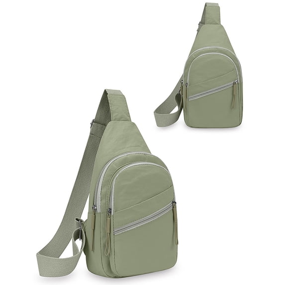 Outdoor Travel Chest Bag Men Shoulder Bag PU Leather Crossbody, Everyday Carrier for Active Lifestyle