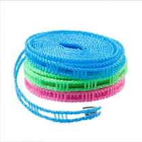 Outdoor Travel Clothesline*1 Windproof Nylon Clothesline Blue Green Colors Adjustable Clothes Drying Rope Travel Clothes Line Portable Laundry Line for Indoor Outdoor Camping Home Hotel