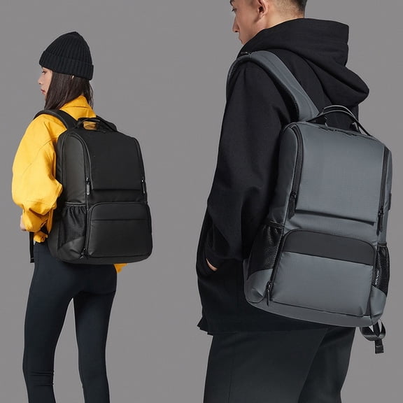 Outdoor Travel Leisure Business Multi Functional Backpack,Grey
