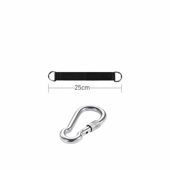 Outdoor Tree Swing Straps 200kg Heavy Duty Hook Ring Hanging Belt Connecting Belt for Hammock Punching Bag Swing Horizontal Bar