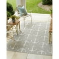 thumbnail image 1 of Outdoor Trisha Collection Area Rug Gray - 7'10"x11', 1 of 5