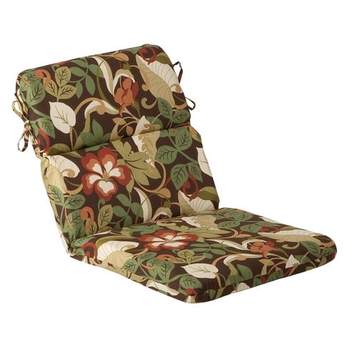 Outdoor Tropical Chair Cushion in Multicolor
