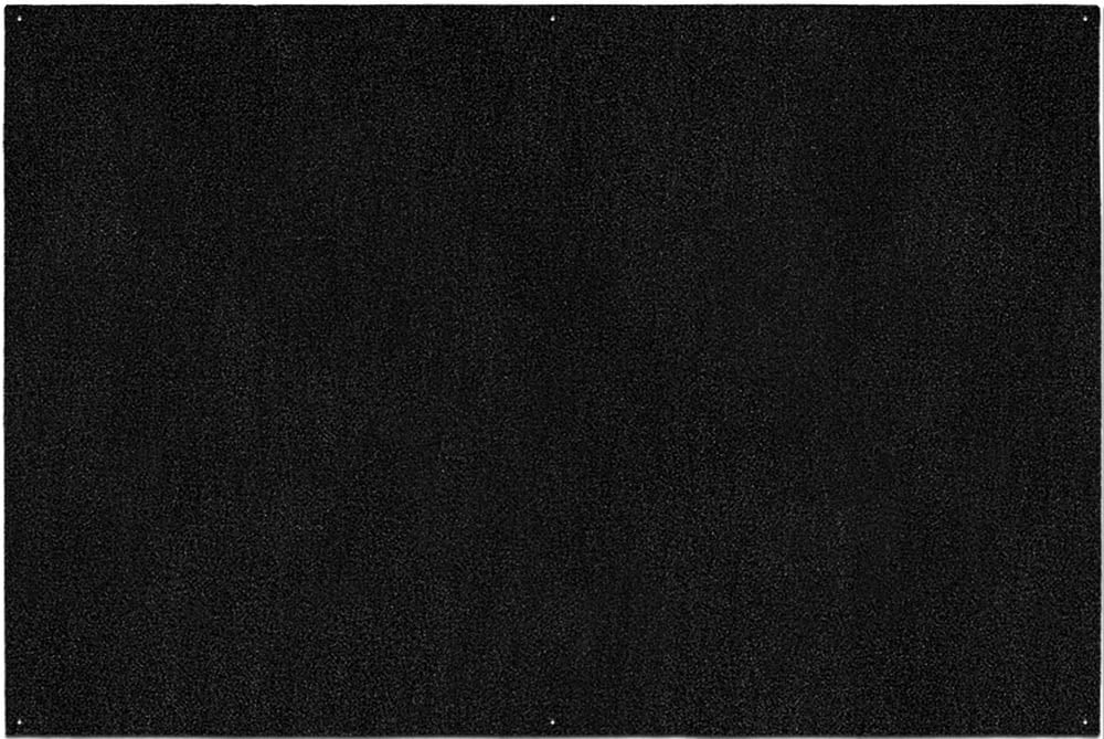 Black Synthetic Outdoor Turf Rug 10' x 15'