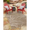 thumbnail image 1 of Outdoor Turgh Collection Area Rug Beige - 8'x10', 1 of 5