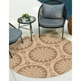 thumbnail image 1 of Outdoor Turgh Collection Area Rug Brown - 6' Round, 1 of 5