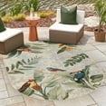 thumbnail image 1 of Outdoor Turgh Collection Area Rug Multi - 2'2"x3'1" Oval, 1 of 5