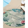 thumbnail image 1 of Outdoor Turgh Collection Area Rug Multi - 5'1" Round, 1 of 5