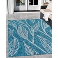 thumbnail image 1 of Outdoor Turgh Collection Area Rug Teal - 4'x6', 1 of 5