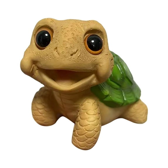Outdoor Turtle Garden Statue - Weatherproof Animal Figurine for Yard, Patio & Backyard Decor, Home Garden Sculpture Gift for Women, Mom, Mother's Day, Birthday and Home Decoration