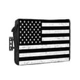 Outdoor Tv Cover 50 To 55 Inch, Independence Day American Flag Black White Waterproof And