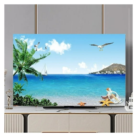 Outdoor Tv Cover Television Hood TV Dust Cover Cloth Cute Fashion Monitor Cover Protect Screen
