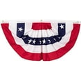 thumbnail image 1 of Outdoor USA Bunting Flags 1.5x3 FT American Pleated Fan Flags,4th of July Patriotic Bunting Flags,Outside Veteran's Day, Independence Day, Memorial Day Decorations Pleated Fan Flags Half Fan Banner, 1 of 7