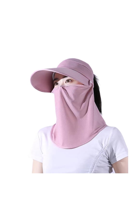 Outdoor UV Sun Protection Waterproof Breatha Face Neck Flap Cover Folding Sun Hat for Men/Women